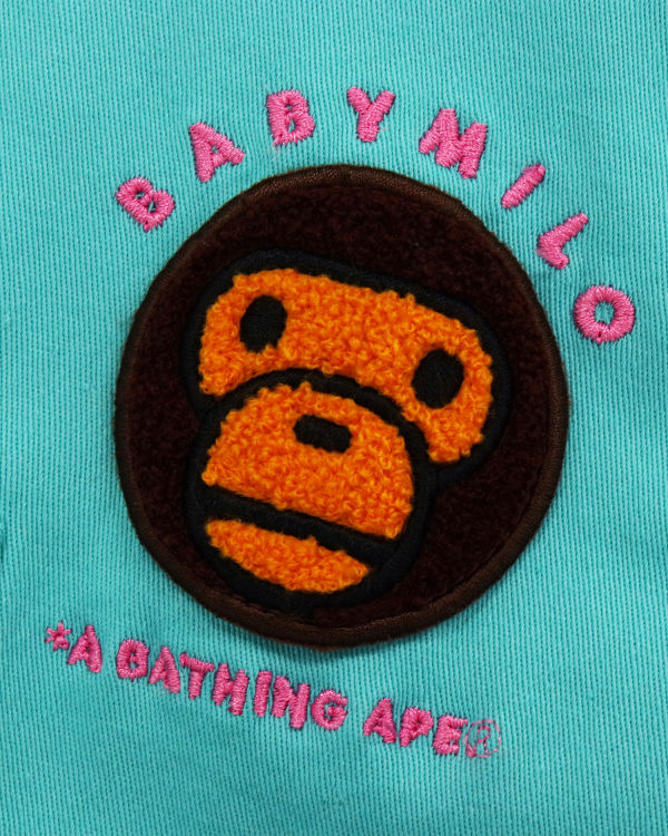 Vestido Bape Milo Patch Niños Verde Claro | PCETM-8362