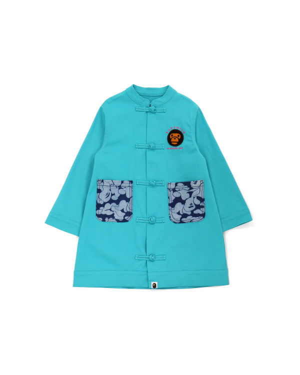 Vestido Bape Milo Patch Niños Verde Claro | PCETM-8362