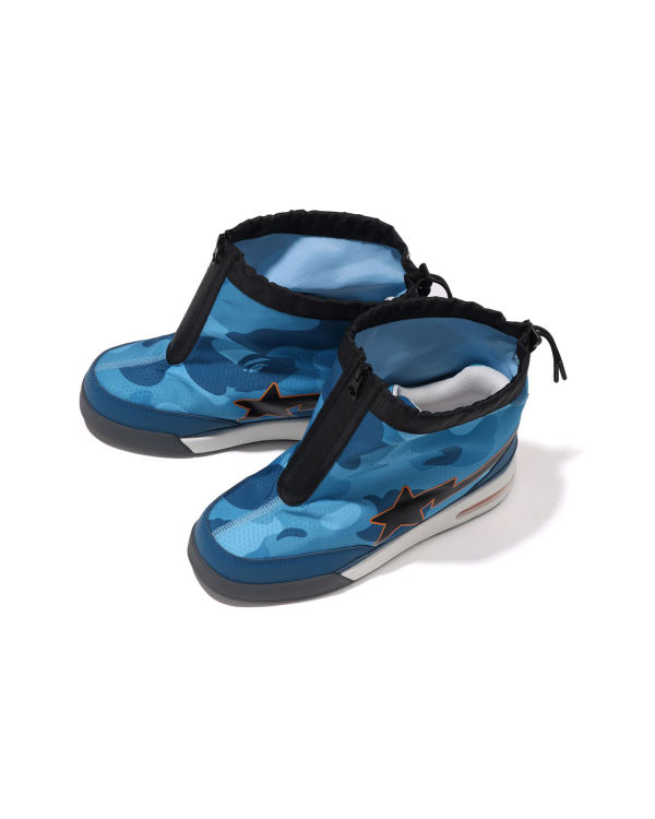 Zapatillas Bape Honeycomb Camo Zip Carretera STA M2 Hombre Azules | KPNTG-4869