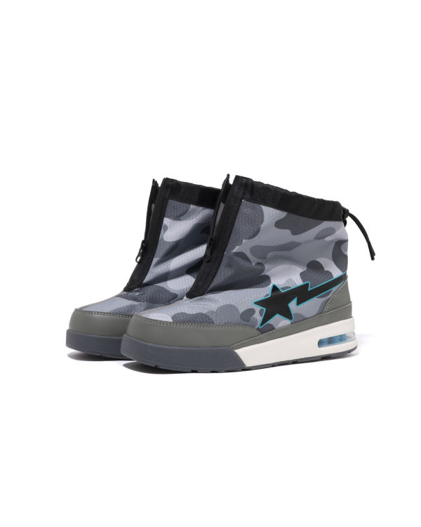 Zapatillas Bape Honeycomb Camo Zip Carretera STA M2 Hombre Gris | MJTNS-7384