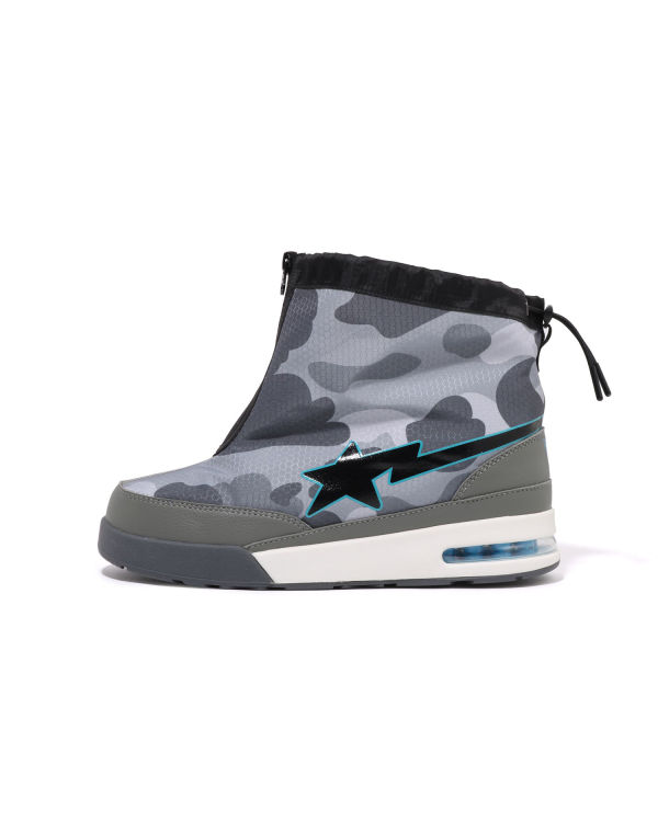 Zapatillas Bape Honeycomb Camo Zip Carretera STA M2 Hombre Gris | MJTNS-7384