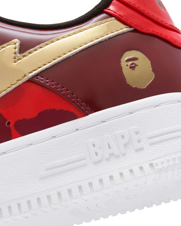 Zapatillas Bape STA CNY Project Mujer Rojas Claro | SOWNJ-5248