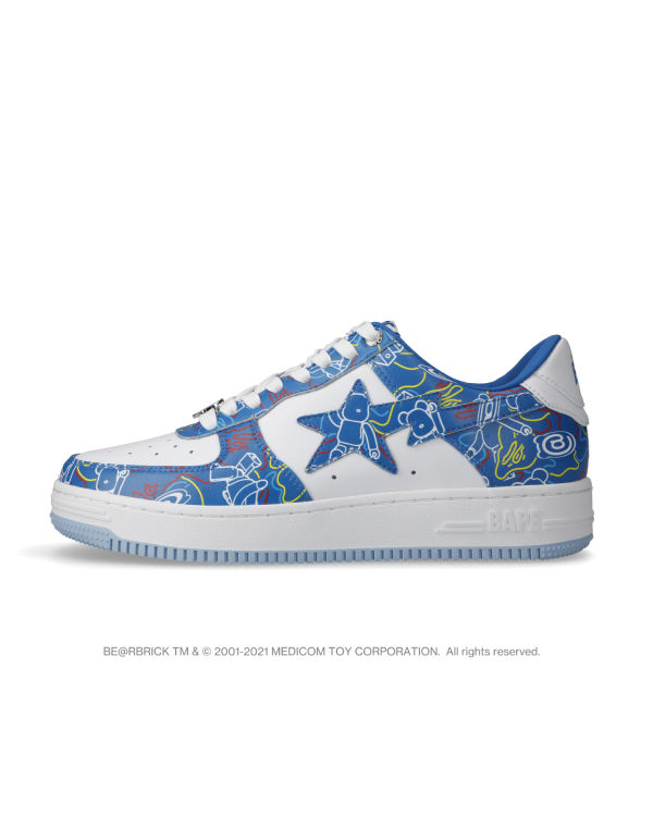 Zapatillas Bape STA X Medicom Toy Be@R Camo M1 Hombre Azules Claro | MDHRV-1378