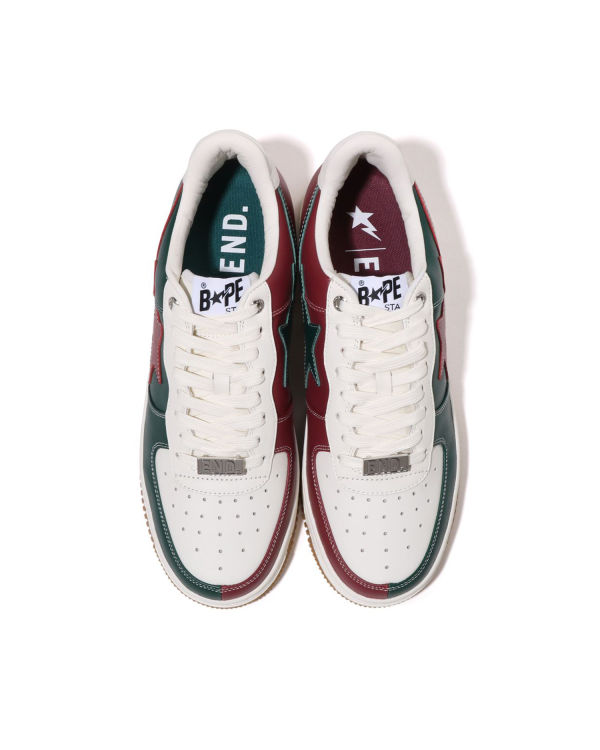 Zapatillas Bape X END. STA M1 Hombre Blancas Verde Rojas | OAWPH-9307