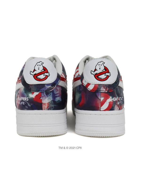 Zapatillas Bape X Ghostbusters Camo Milo Double Sta™ Low Hombre Moradas | OJLAE-5169