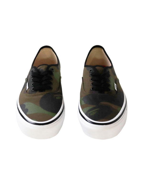 Zapatillas Bape X Vans 1st Camo Authentic Hombre Verde | YBSLC-7413