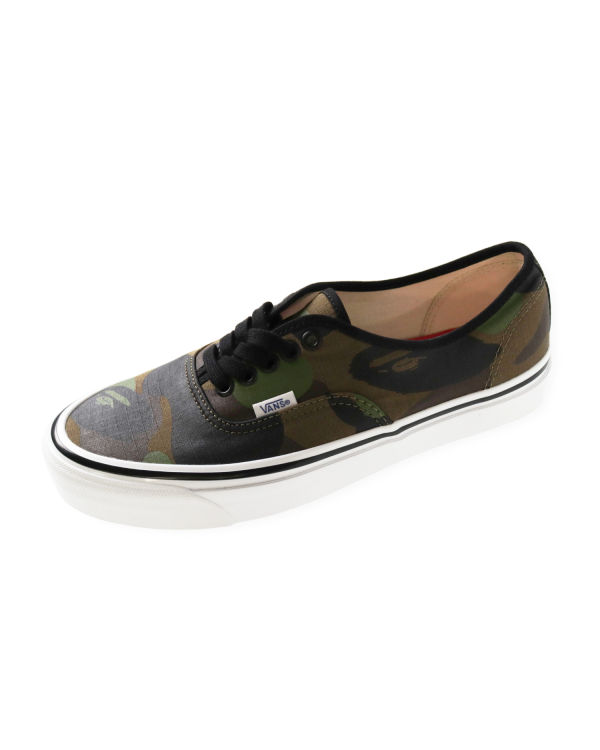 Zapatillas Bape X Vans 1st Camo Authentic Hombre Verde | YBSLC-7413